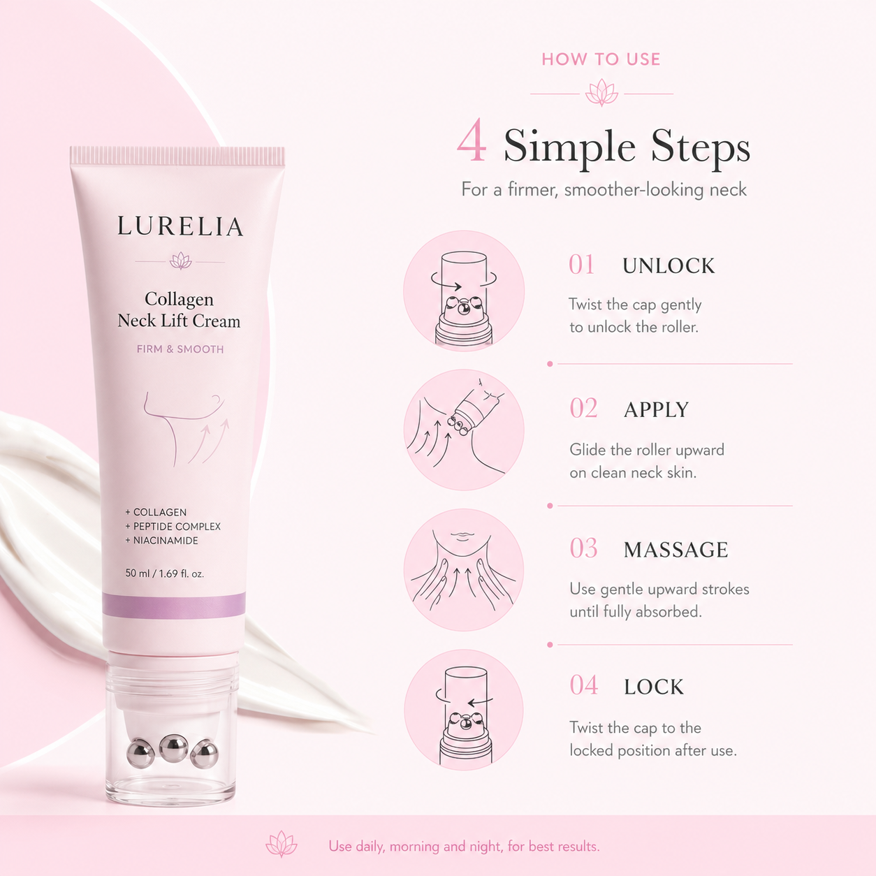 LURELIA™ Collagen Neck Lift Cream